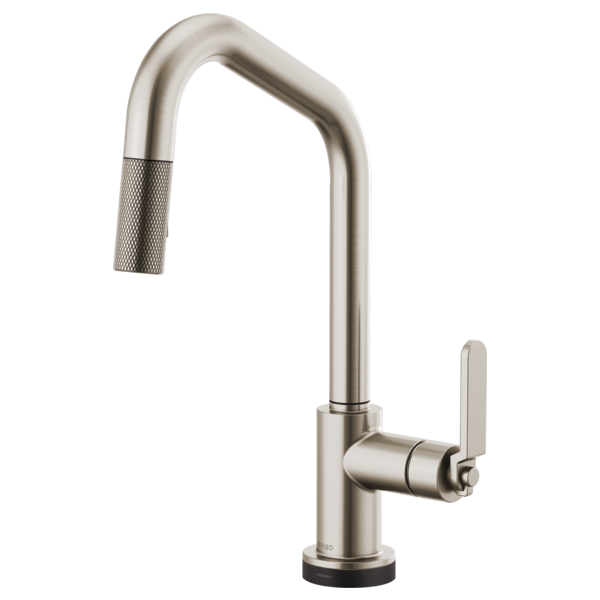 Brizo 64064LF Litze Smarttouch Pull-Down Kitchen Faucet With Angled Spout and Industrial Handle