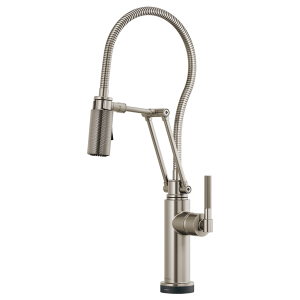 Brizo 64143LF Litze Smarttouch Articulating Kitchen Faucet With Finished Hose