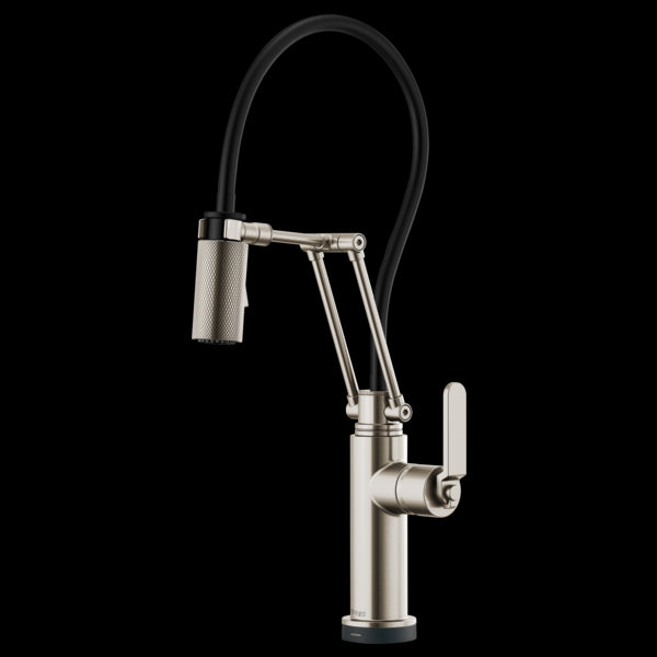 Brizo 64244LF Litze Smarttouch Articulating Kitchen Faucet With Industrial Handle