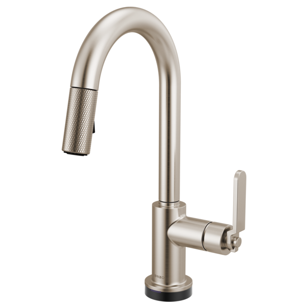 Brizo 64944LF Litze Smarttouch Pull-Down Prep Faucet With Arc Spout - Industrial Handle