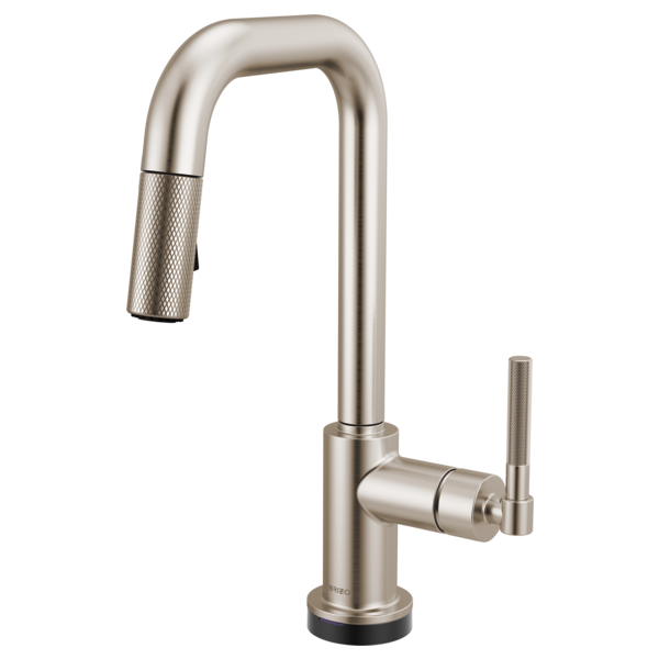 Brizo 64953LF Litze Smarttouch Pull-Down Prep Faucet With Square Spout - Knurled Handle