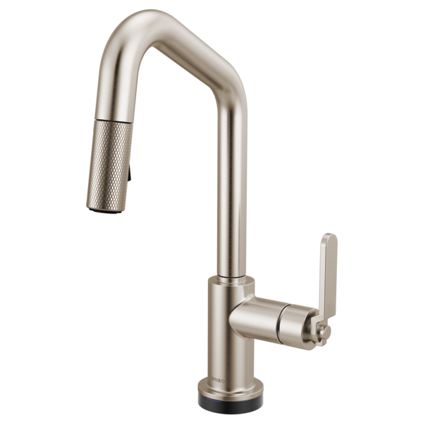 Brizo 64964LF Litze Smarttouch Pull-Down Prep Faucet With Angle Spout - Industrial Handle