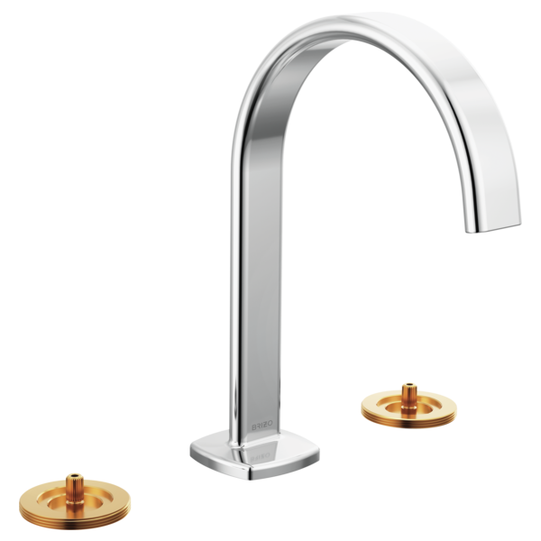 Brizo 65367LF-LHP-ECO Allaria Widespread Lavatory Faucet With Arc Spout - Less Handles