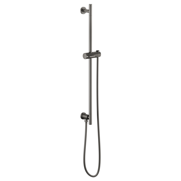 Brizo 74792 Essential Shower Linear Round Slide Bar With Hose