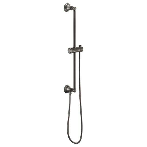 Brizo 74795 Essential Shower Classic Round Slide Bar With Hose