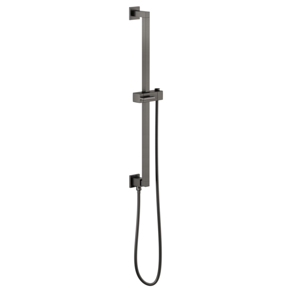 Brizo 74799 Essential Shower Linear Square Slide Bar With Hose