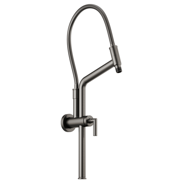 Brizo 81892 Essential Shower 10 7/16" Linear Round Slide Bar Shower Arm and Flange