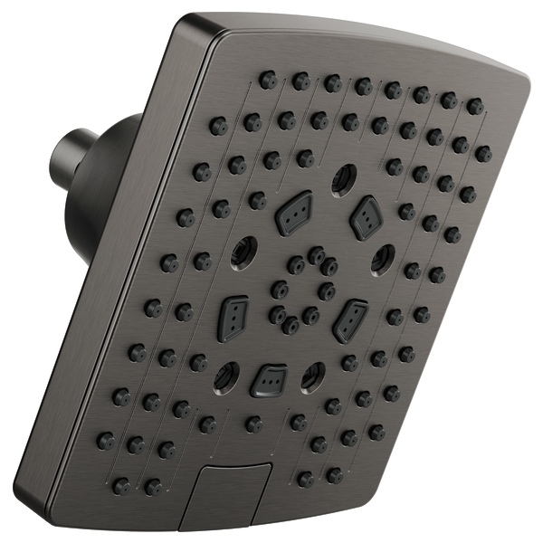 Brizo 87406-2.5 Essential Shower 7” Linear Square H2O Kinetic Multi-Function Wall Mount Shower Head - 2.5 Gpm