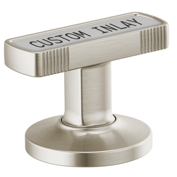 Brizo HI5306 Kintsu Widespread Lavatory Knob Handles With Custom Inlay