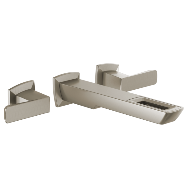 Brizo T65886LF-ECO Vettis Two-Handle Wall Mount Lavatory Faucet With Open-Flow Spout 1.2 Gpm