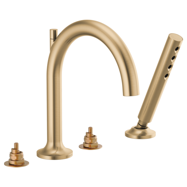 Brizo T67475-LHP Odin Roman Tub Faucet With Handshower - Less Handles