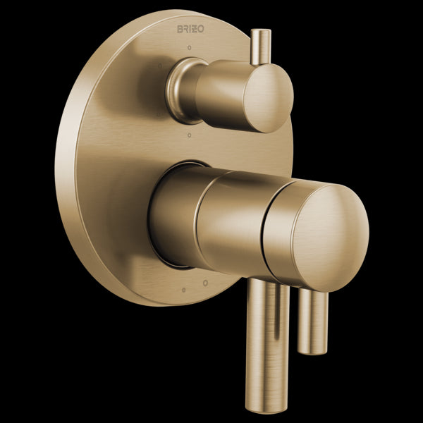 Brizo T75675 Odin Tempassure Thermostatic Valve With Integrated 6-Function Diverter Trim