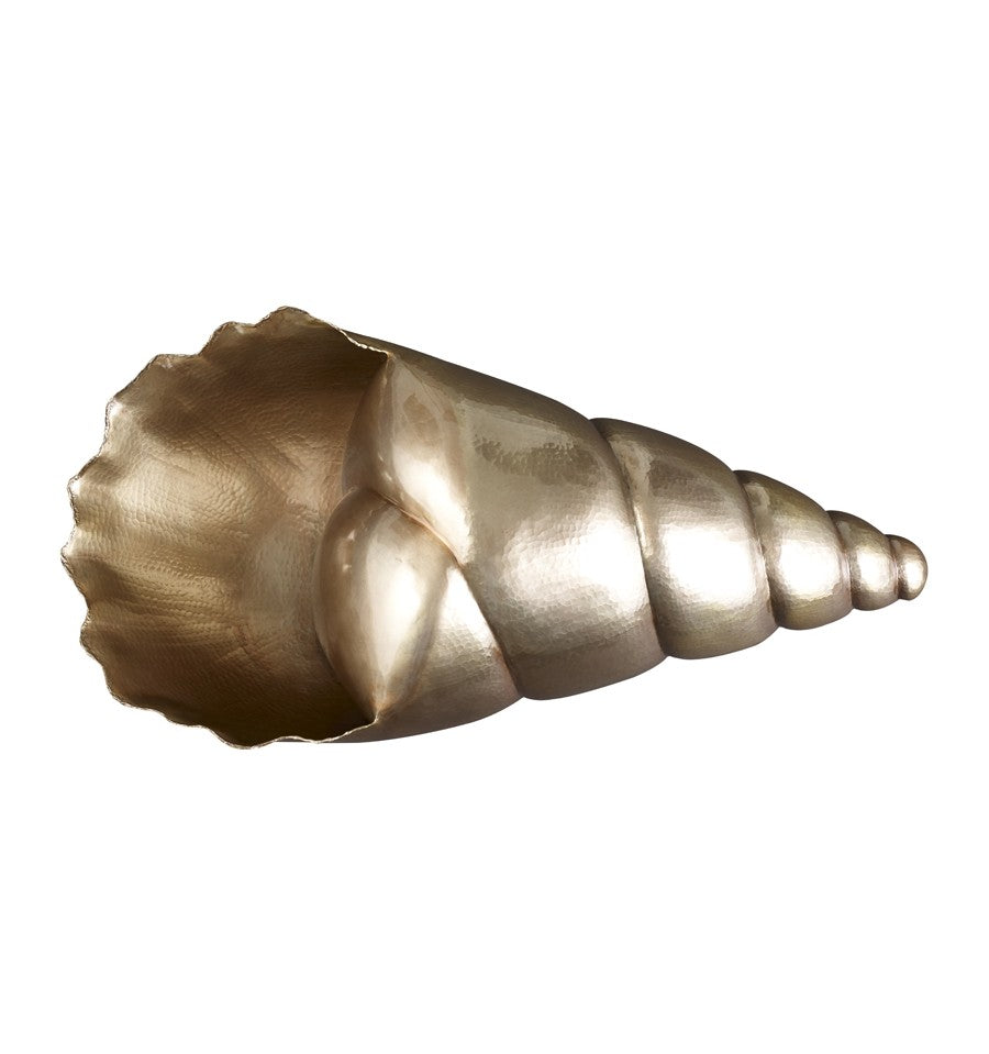 Thompson Traders BSV-2211ASG Masterpiece Marco Turreted Handcrafted Shell Shaped Vessel Sink Antique Satin Gold
