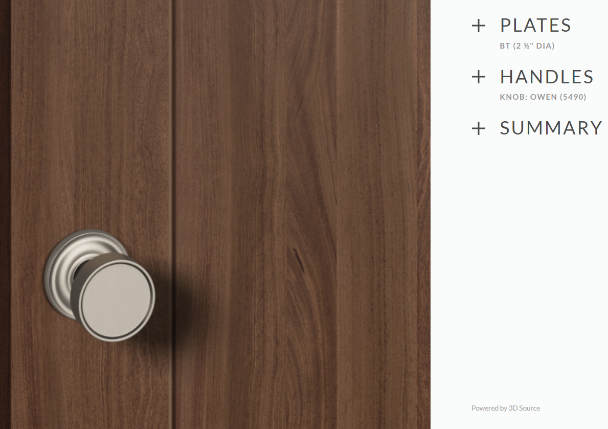 Ashley Norton BT.5490.42.4 Owen Full Dummy - Satin Nickel
