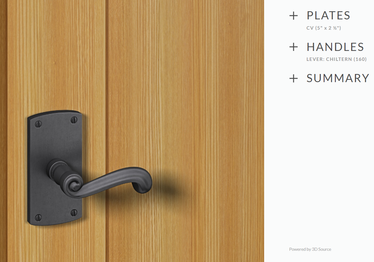Ashley Norton BZ.CV.160.36.R Chiltern Gate Latch - Dark Bronze
