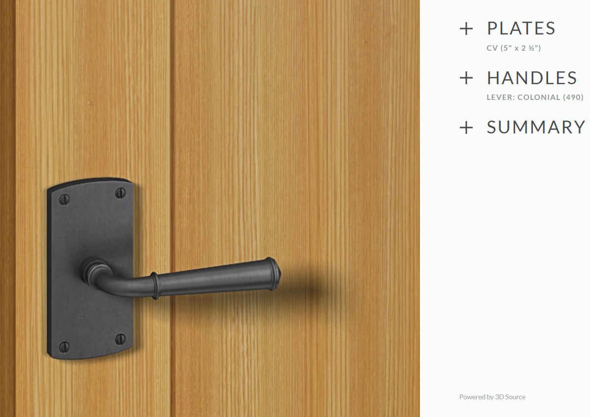 Ashley Norton BZ.CV.490.36.R Colonial Gate Latch - Dark Bronze