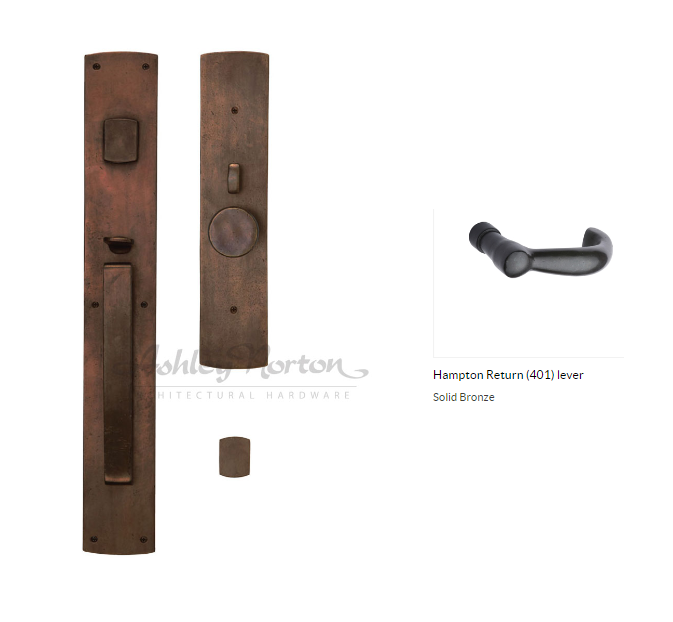 Ashley Norton BZ.CVLGL.401.10.R Hampton Return GxL Entry - Dark Bronze