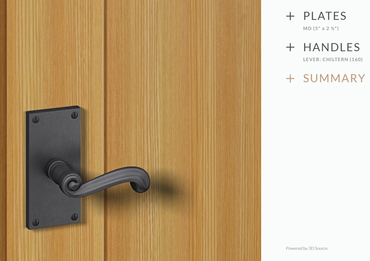 Ashley Norton BZ.MD.160.36.R Chiltern Gate Latch - Dark Bronze