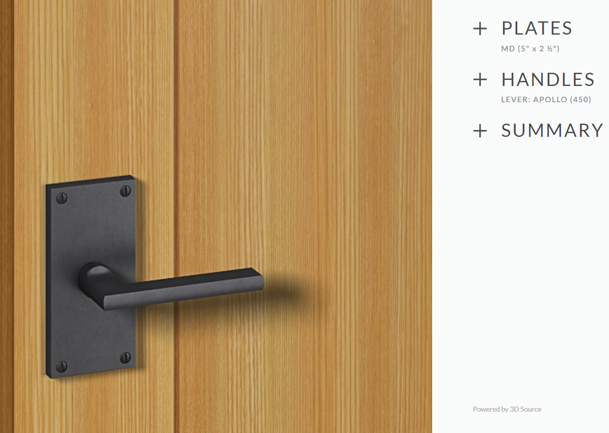 Ashley Norton BZ.MD.450.36.R Apollo Gate Latch - Dark Bronze