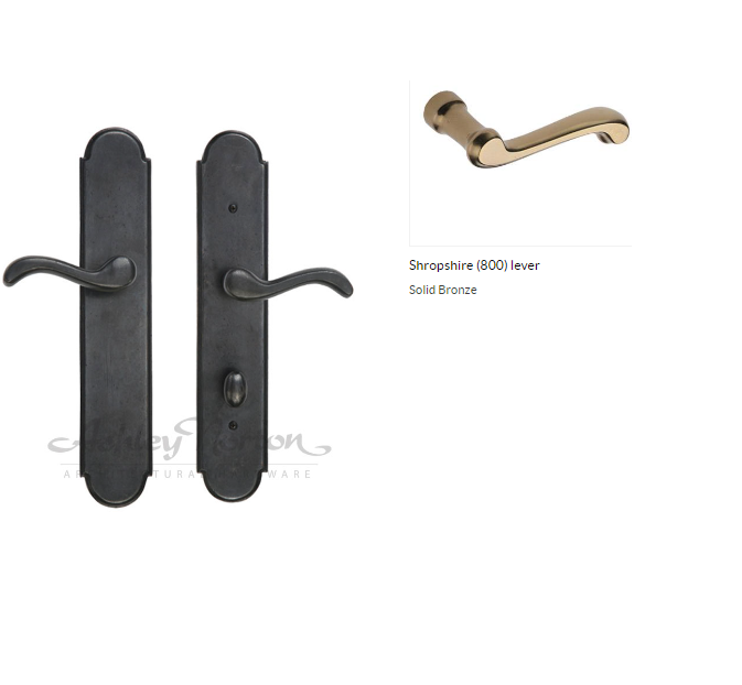 Ashley Norton BZ.SPUS5.800.42.R Shropshire Lever High Dummy - Dark Bronze