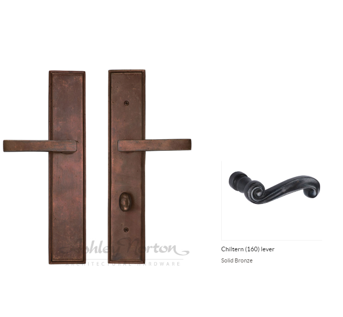 Ashley Norton BZ.SQUS5.160.55.R Chiltern US Entry - Dark Bronze