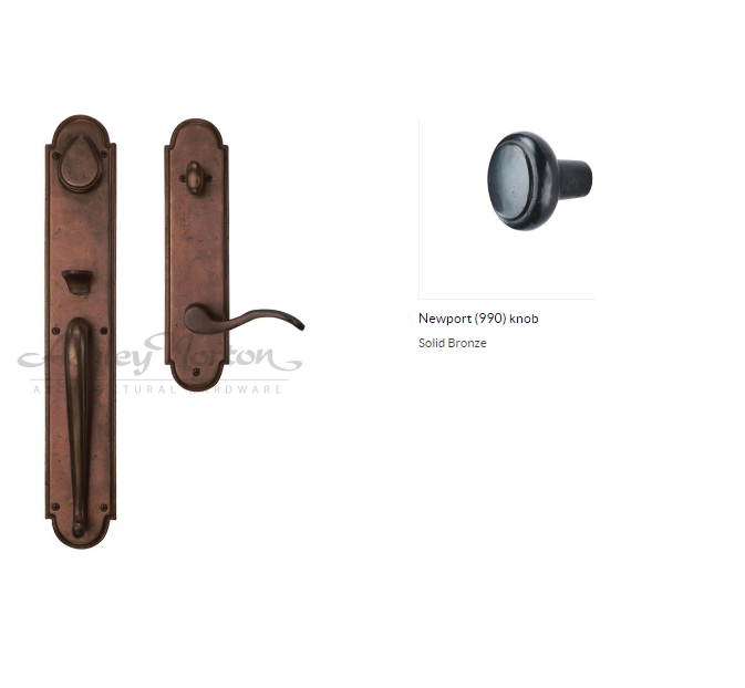 Ashley Norton BZ/WL.SPTUB.990.50-238 Newport GxL Entry - Dark Bronze