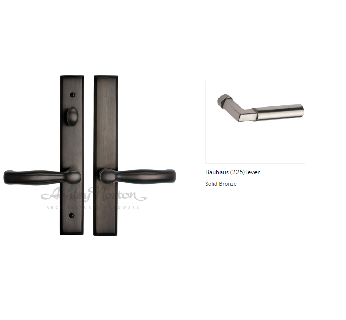 Ashley Norton BZ/WL.SQEU4.225.57.R Bauhaus Euro entry - Dark Bronze