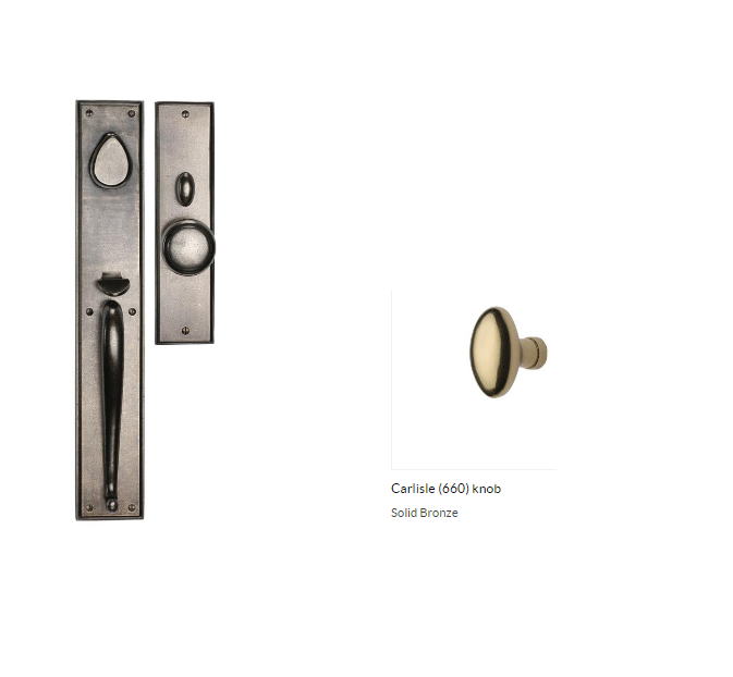 Ashley Norton BZ/WL.SQSGL.660.10 Carlisle GxL Entry - Dark Bronze