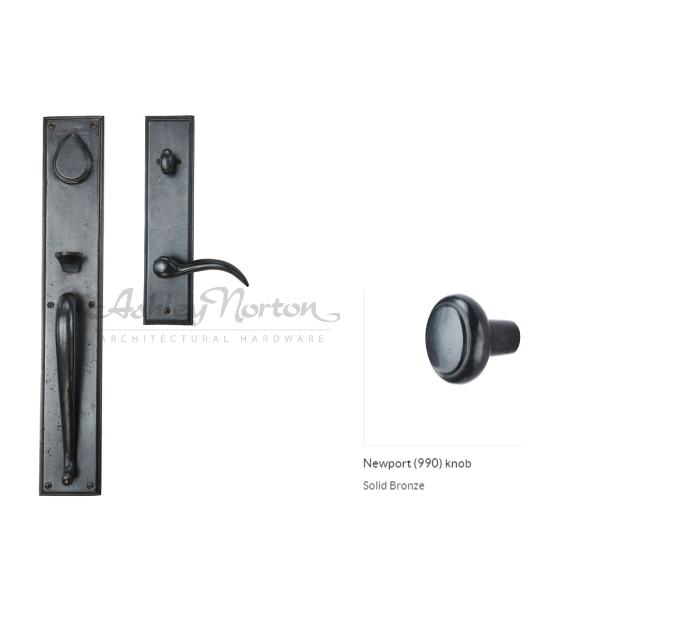 Ashley Norton BZ/WL.SQTUB.990.50-234 Newport GxL Entry - Dark Bronze