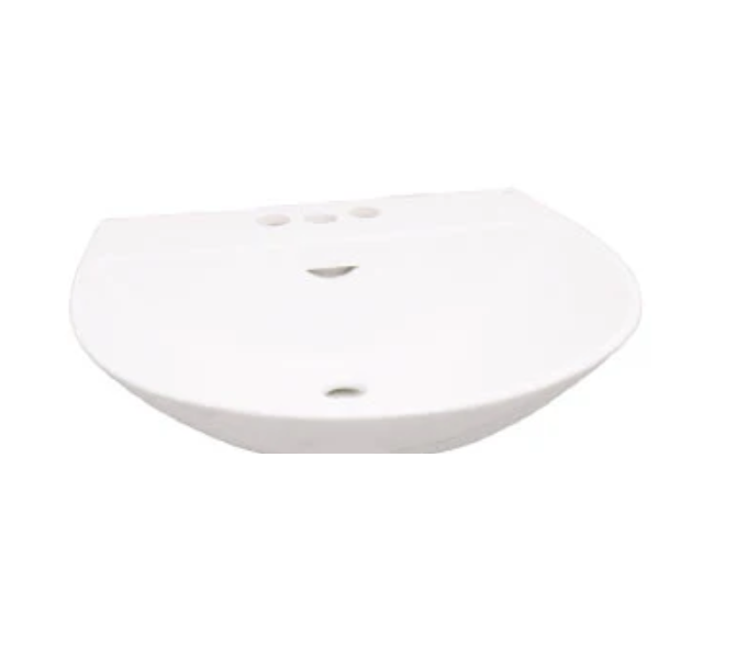 Barclay B/3-341WH Reserva 550 Basin Only 1 Hole - White