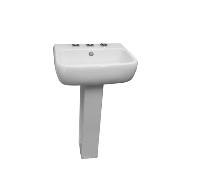 Barclay B/3-1001WH Metropolitan 600 Lavatory Basin Only 1 - Hole - White