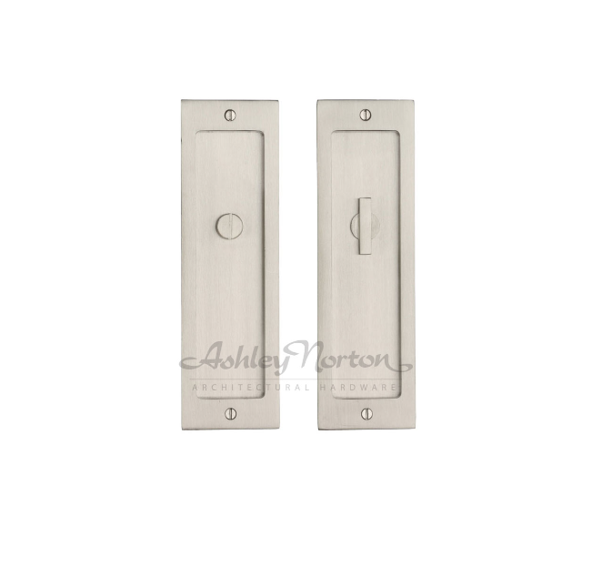 Ashley Norton C1840.25.4/8-238 Sliding Door Privacy - Satin Nickel/Dark Oil Rubbed