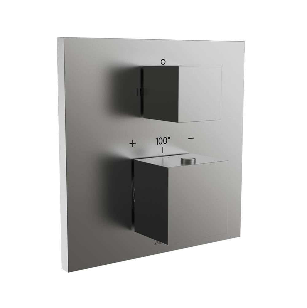Franz Viegener FV227.0 Universal Universal Square Thermostatic Wall Valve - Trim Only