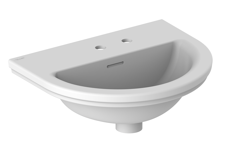 Graff CAM00L-2-OF-GL Camden Drop-In Sink With Two Faucet Holes