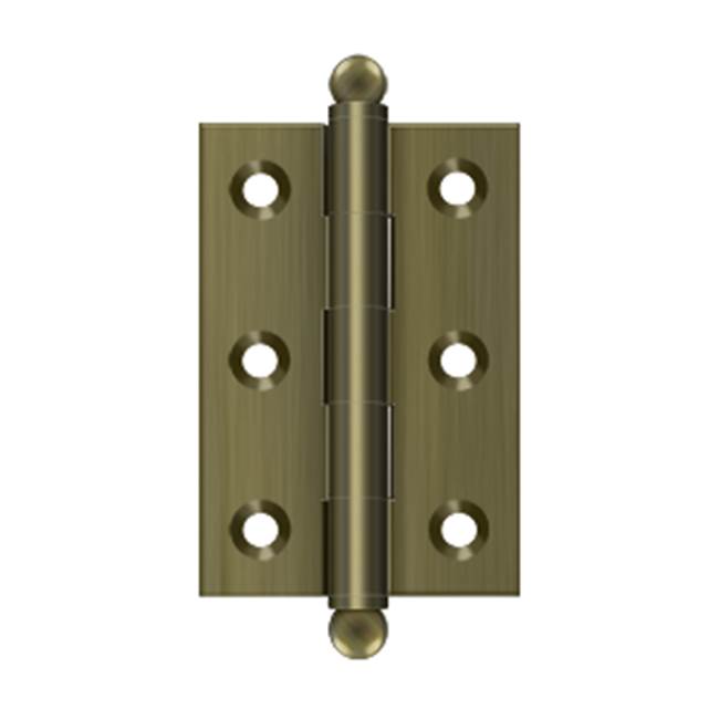 Deltana CH2517 2-1/2 x 1-11/16 Hinge, With Ball Tips