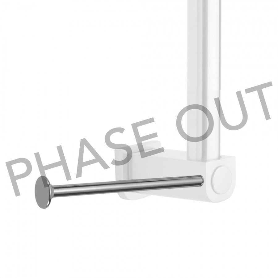 Jaclo CNTPL90 Vertical Left Contemporary Grab Bar Toilet Paper Or Wash Cloth Holder - Parent