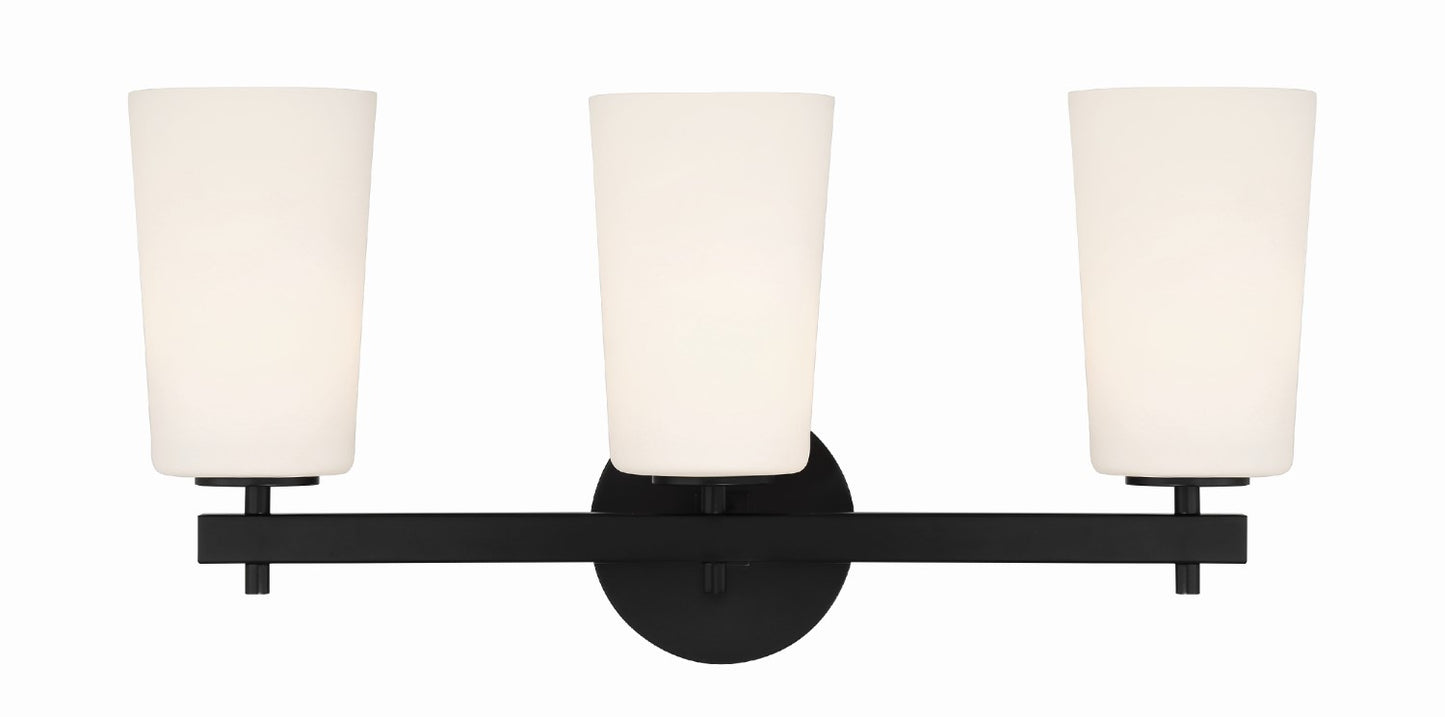 Crystorama COL-103 Colton 3 Light Wall Mount