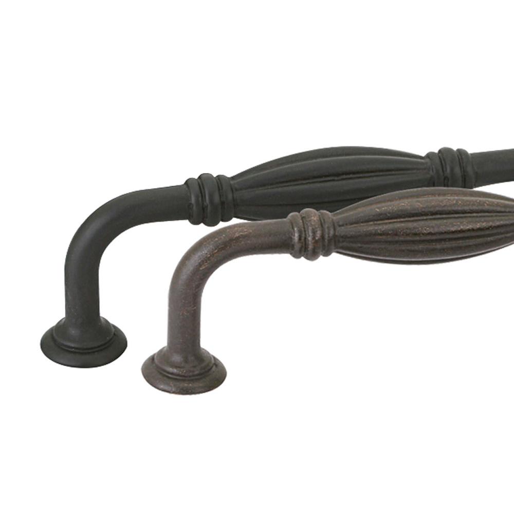 Emtek Tuscany Bronze Fluted Pull Center To Center - Parent
