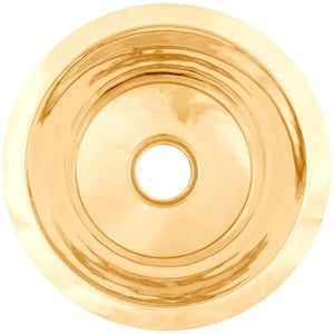 Linkasink CS017 Smooth Small Round Flat Bottom Bar/Utility, 3.5 Drain Opening - Parent