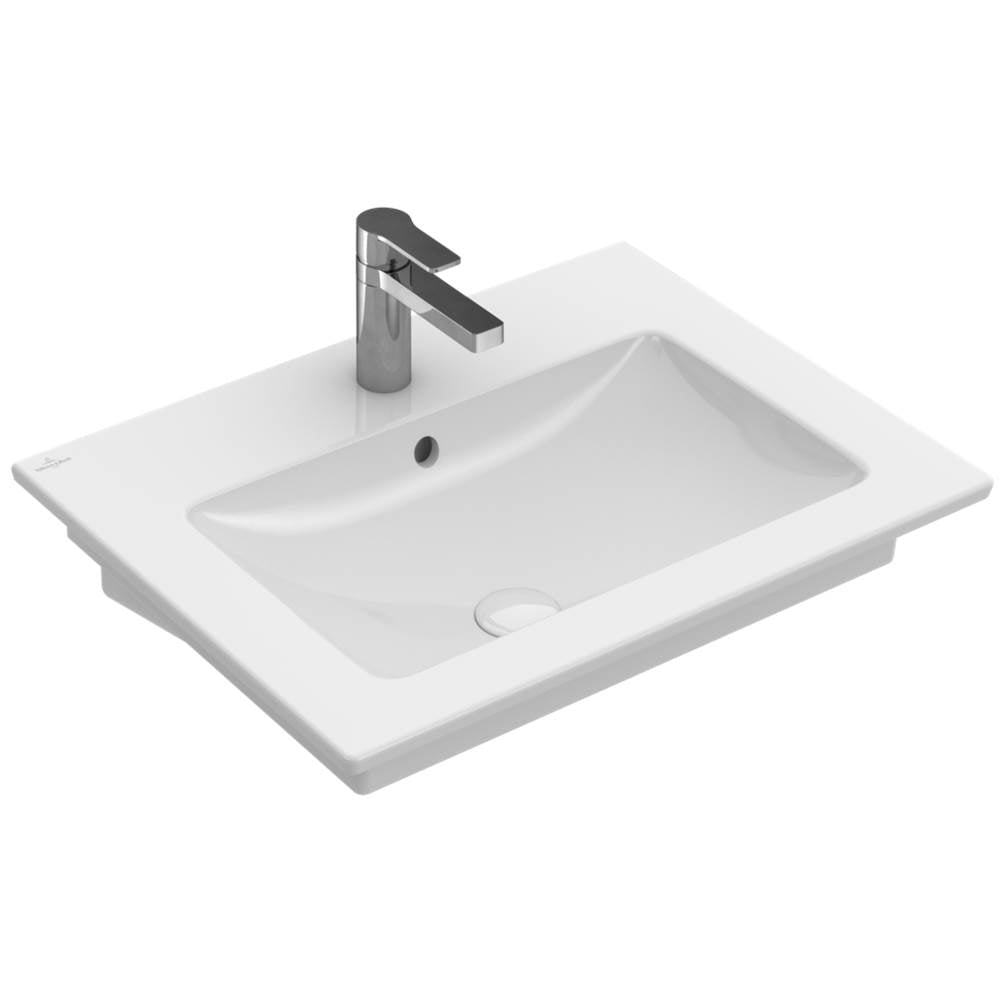 Villeroy And Boch 4124U101 Venticello Washbasin 23 5/8 x 19 5/8 (600 x 500 mm) - White Alpin