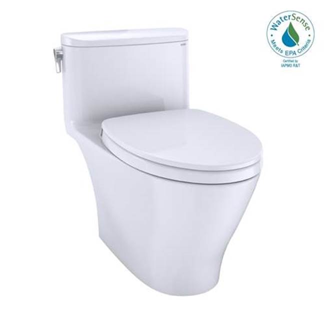 Toto CST642CEFGAT40#01 Nexus One-Piece Elongated 1.28 GPF Washlet Plus and Auto Flush Ready Universal Height Toilet With Cefiontect