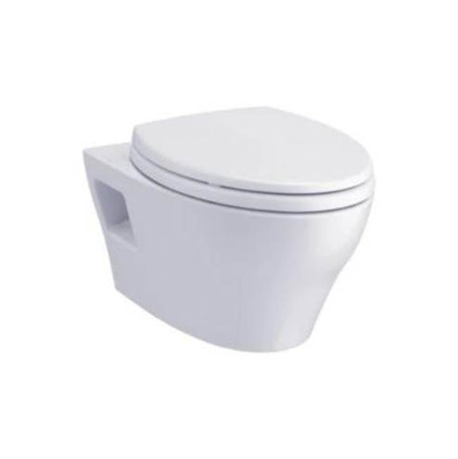 Toto CT428CFG#01 Ep Wall-Hung Elongated Toilet Bowl With Skirted Design and Cefiontect