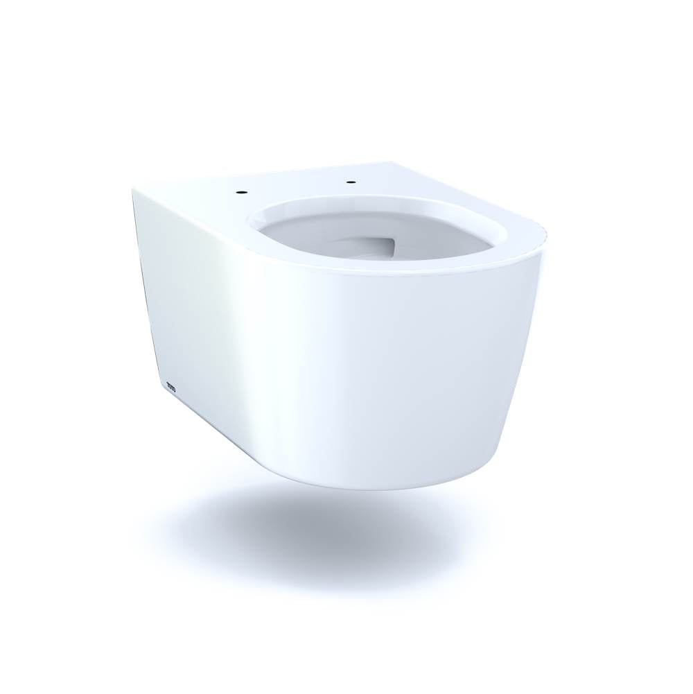 Toto CT447CFG#01 Rp Wall-Hung Contemporary D-Shape Dual Flush 1.28 and 0.9 GPF Toilet With Cefiontect