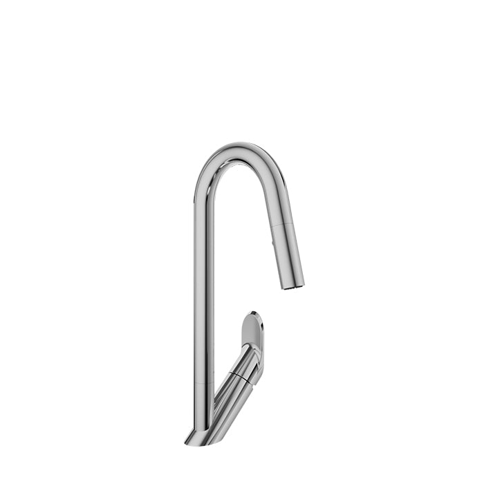BARiL CUI-1940-02L-150 Single Hole Kitchen Faucet With 2-Function Pull-Down Spray