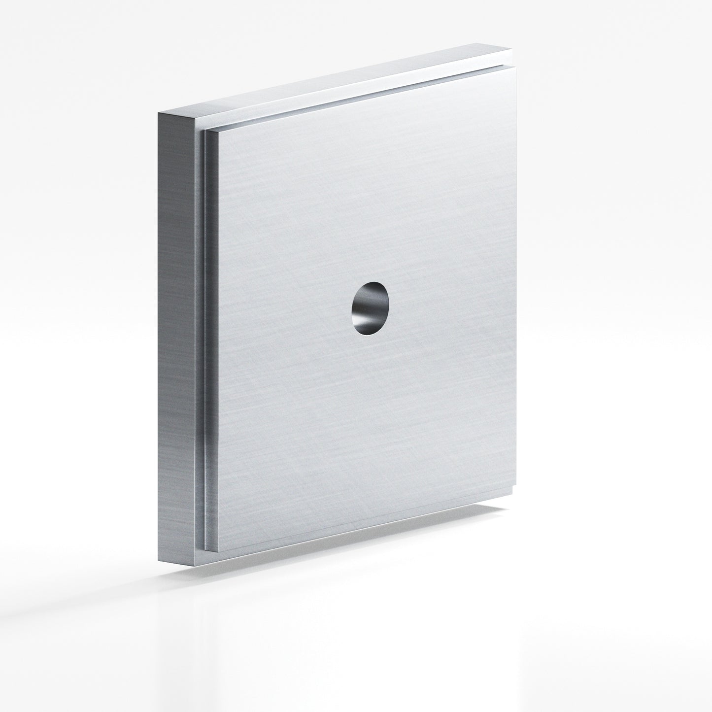 Colonial Bronze Square Stepped Edge Back Plate