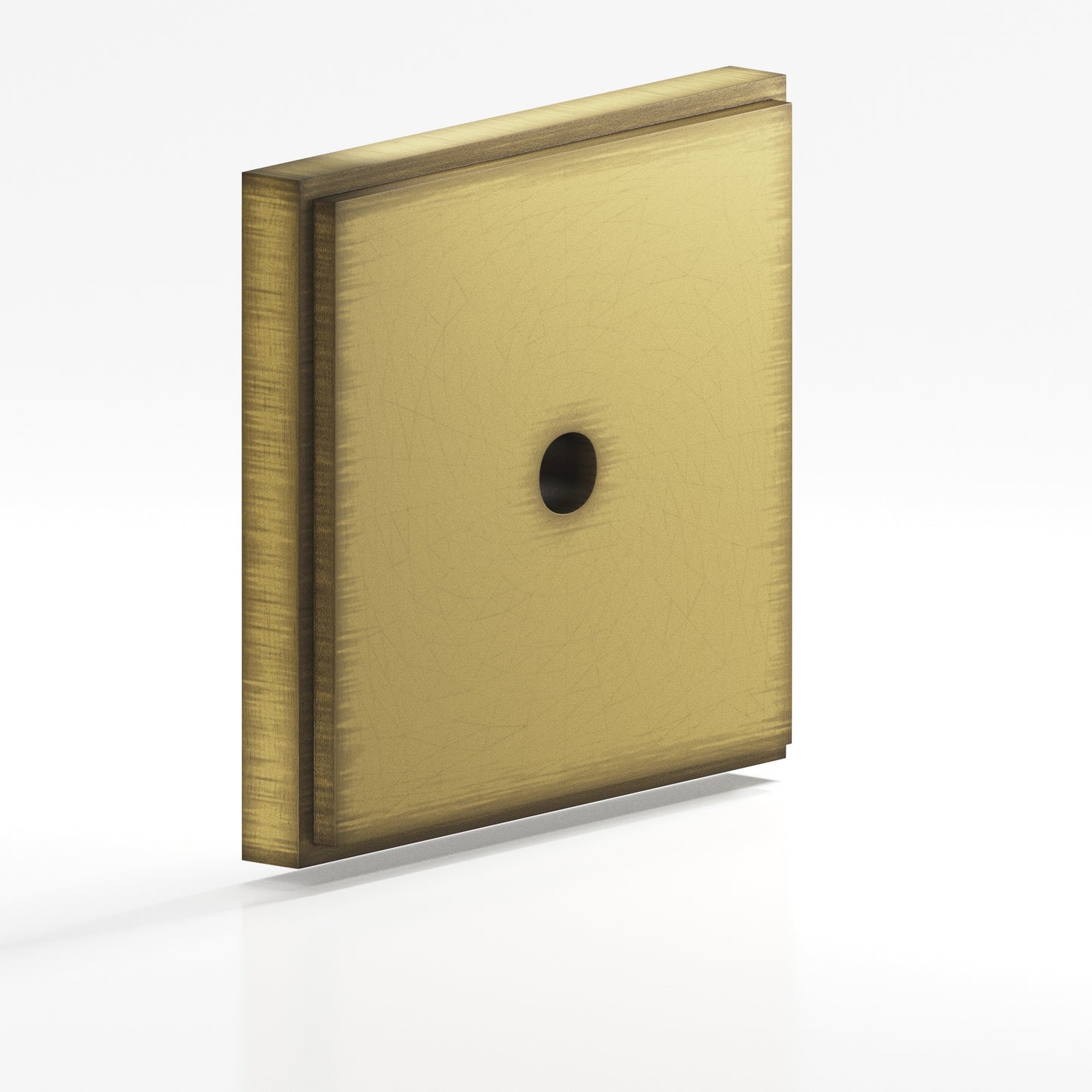 Colonial Bronze Square Stepped Edge Back Plate