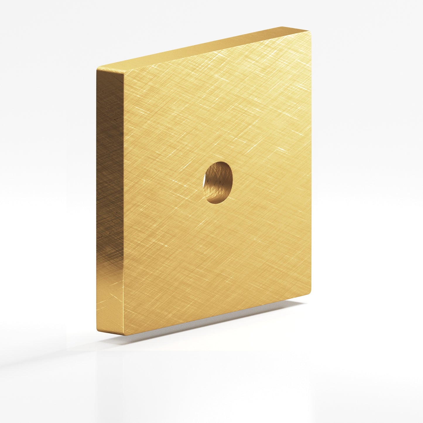 Colonial Bronze Square Flat Back Plate