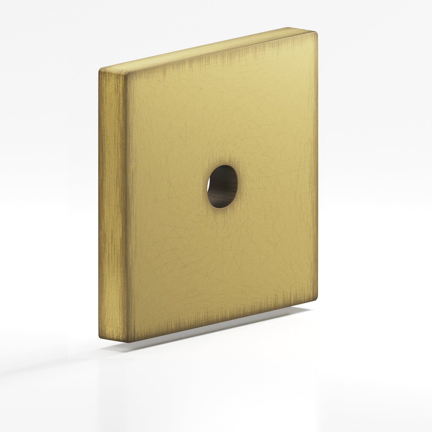 Colonial Bronze Square Flat Back Plate