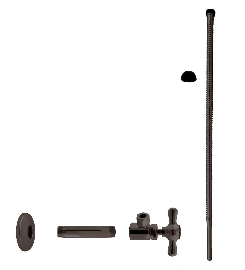 Westbrass D103K20X Supply Kit - 1/2 in. IPS x 3/8 in. OD x 20 in. Corrugated