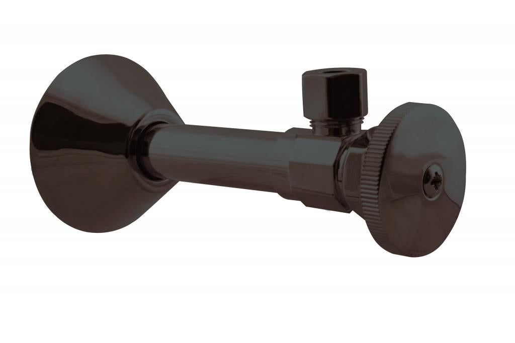Westbrass D1112 Angle Stop - 1/2 in. Copper Sweat x 3/8 in. OD Comp